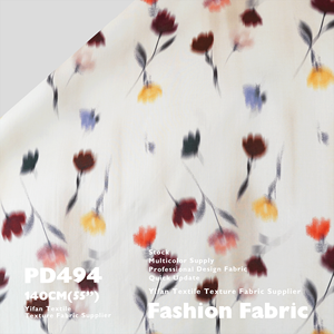 Thân Thiện Với Môi Bông Nghệ Thuật Hoa Tranh In Vải Cho Quần Áo Dresses Túi Tóc Ban Nhạc Nhà - Product Image 4
