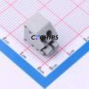 DB250A-3.5-2P-GY Spring Terminal Block Through hole Component (THT),P=3.5mm Connector 1x2P 3.5mm Gray 2P - Product Image 1