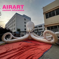 Algue gonflable de plantes gonflables d'air de tentacule décoratif de fête colorée