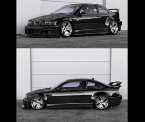 ล้อรถยนต์แบบ H-Style ชุบโครเมียมลายดอกไม้สไตล์เรโทร สำหรับรถยนต์แต่งและรถ SUV - Product Image 3