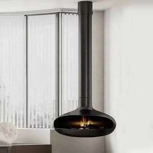 <span class=keywords><strong>Cheminée</strong></span> à éthanol <span class=keywords><strong>suspendue</strong></span> en acier de 1200 mm, moderne et autoportante, avec chauffage pour une utilisation en intérieur dans les hôtels et les villas, bon <span class=keywords><strong>prix</strong></span> - Product Image 3