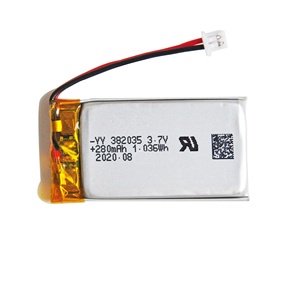 Tw382035 מקור המפעל הסיטונאי <span class=keywords><strong>3.7v</strong></span> 280 מה <span class=keywords><strong>382035</strong></span> סוללה נטענת ליתיום סוללת ליתיום יון - Product Image 1