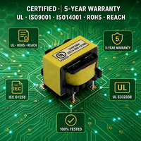 EE14 220v - 24v Flyback Yüksek Frekans Trafosu Üreticisi PCB Montajlı Darbe Trafosu