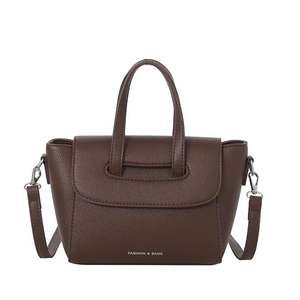 Bolso de Mano de Lujo Personalizado al por Mayor, Portátil, con Cierre, de Invierno, Suave, Moderno, de Alta Gama, con Patrón Vintage de Lichee, de Cuero PU - Product Image 3