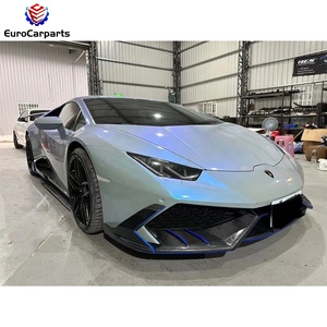 Kit carrosserie pour <span class=keywords><strong>Lamborghini</strong></span> LP610 mise à niveau vers les accessoires de voiture de style M pièces de réglage automatique lèvre avant en carbone jupe latérale diffuse arrière - Product Image 4