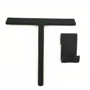 Matériau Silicone Douche <span class=keywords><strong>Salle</strong></span> <span class=keywords><strong>De</strong></span> Bains <span class=keywords><strong>Raclette</strong></span> en Noir - Product Image 2