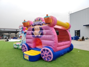 <span class=keywords><strong>Château</strong></span> gonflable commercial <span class=keywords><strong>en</strong></span> PVC avec toboggan, thème licorne et princesse, pour fêtes d'enfants <span class=keywords><strong>en</strong></span> extérieur et location - Product Image 4