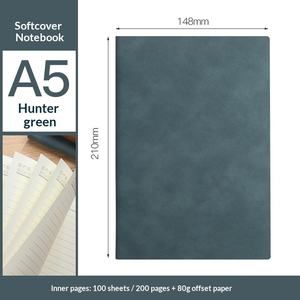 Carnet en cuir de mouton à couverture rigide avec logo personnalisé, format A5, cadeau, vente en gros, bloc-notes de bureau - Product Image 6