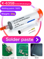 Pasta de Soldadura sin Plomo Kellyshun Bcup-4 de Baja Temperatura para SMD, BGA, IC, PCB