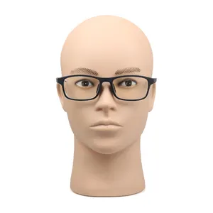 Wig Display Male Head Mannequin Lifelike Face Mannequin Head