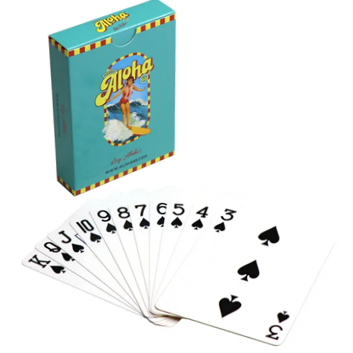 Игральные карты с принтом на заказ с обеих сторон спереди и сзади