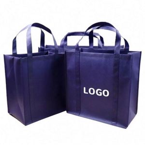 Sac fourre-tout personnalisé grande capacité en non-tissé, écologique, sac de shopping Superet, sac publicitaire avec logo - Product Image 1