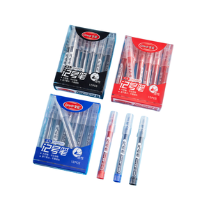 Factory Direct Sale. 12-pack, 3-color Selectable Single-head Marker Pen. Suitable for Marking and Writing on Various Materials.