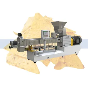 Factory Use Customized Prize Food Grade Triangular Corn Puff Chip Making Machine