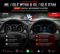 Para Mercedes W166 X166, Panel de Instrumentos LCD, Tablero Digital, Cabina Virtual, Panel Digital Inteligente, Pantalla para el Tablero del Automóvil