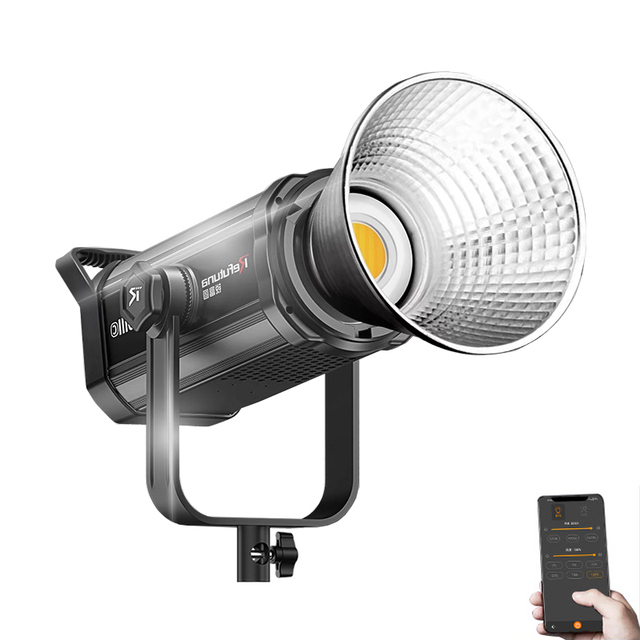 Professional Audio Video Lighting High Output 300W LED Continuous Photography Bowens Mount Fill Lighting U-Type Bracket