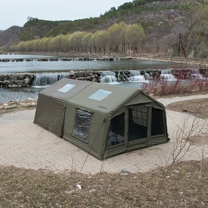 <span class=keywords><strong>9</strong></span>+<span class=keywords><strong>9</strong></span>.5 ㎡   Tienda de Campaña Inflable para Acampar al Aire Libre, Refugio Nocturno de Oxford, Espacios Amplios, Resistente al Viento y a la Lluvia, Tienda de Campaña de Verano de Una Habitación - Product Image 1