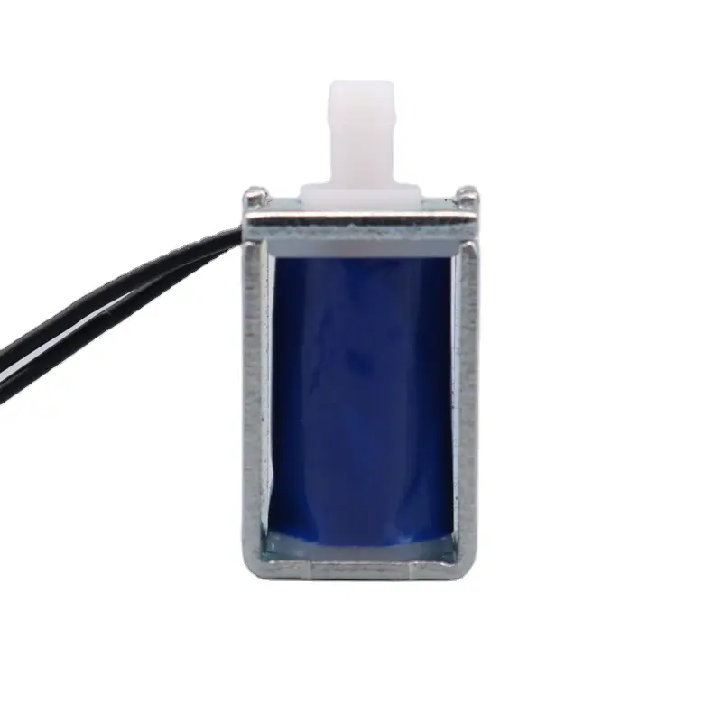 Cama de masaje 12V DC pequeña Mini válvula solenoide de escape de aire eléctrica de plástico en miniatura Micro