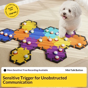 Jouets d'entraînement pour chiens et chats, bouton sonore rechargeable, communication amusante et moderne pour animaux de compagnie, enregistrement sonore - Product Image 2
