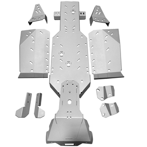 Pour <span class=keywords><strong>CFMOTO</strong></span> <span class=keywords><strong>CFORCE</strong></span> 800 XC/<span class=keywords><strong>1000</strong></span> 2021-2024 Plaque de protection centrale du châssis complet en aluminium - Product Image 2