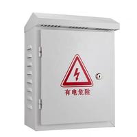 Boîtier de surveillance CCTV en acier inoxydable IP60 à montage sur poteau, armoire étanche extérieure, boîtier de commande électrique