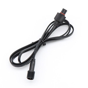 Connecteur d'éclairage extérieur étanche IP65 en PVC avec isolation en cuivre, câble mâle-femelle de 3 mètres - Product Image 2