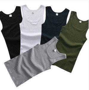 Yihao personalizado verano sexy apretado rápido seco tanque Tops Color sólido veat para los hombres - Product Image 3