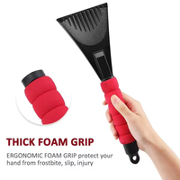Grattoir à glace pour vitres de voiture en plastique ABS personnalisé de haute qualité, manche long avec grattoir à glace EVA-Premium SHUNWEI SD-3104