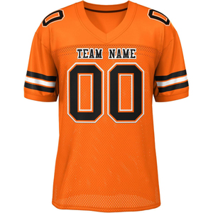 Lage Moq Afdrukken Comfortabele Effen Patronen Blanco American Football Jersey - Product Image 6