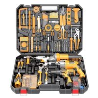 Ensemble d'outils de bricolage professionnel perceuse électrique au Lithium charge rapide perceuse ensemble de vis de transfert boîte à outils Portable-OEM en acier au carbone
