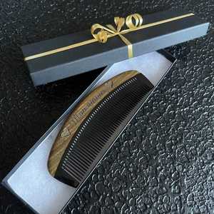 Peigne en corne naturelle fabriqué à la main pour des cheveux lisses démêlant un style doux et des soins capillaires quotidiens pour hommes et femmes - Product Image 6