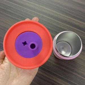 Ow12 12Oz <b>Kids</b> Eco-Friendly Insulated Stainless Steel Tumbler With Flexible Replaceable for Cold Hot Water Custom Logo - Product Image 4