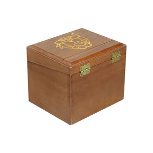 Manufacturer Competitive Price Wood <strong>Recipe</strong> <strong>Box</strong> Pine Wood <strong>Recipe</strong> Boxes with Cards and Dividers - Product Image 2
