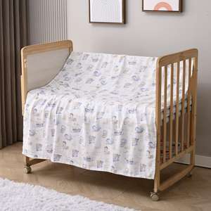 <strong>Personalised</strong> Receiving Custom Newborn Wholesale Organic Cotton Muslin Super Soft Swaddle Cotton <strong>Baby</strong> <strong>Blanket</strong> - Product Image 4