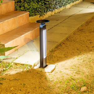 Lampioni Solari <span class=keywords><strong>da</strong></span> Esterno a LED per <span class=keywords><strong>Giardino</strong></span>, Colonne, Prati, Sentieri e Parchi con Sensore Vocale - Product Image 4