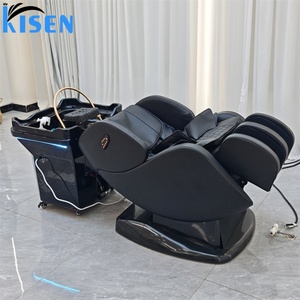 KISEN Fauteuil de massage électrique intelligent pour salon de coiffure, avec circulation d'eau entièrement automatique, spa capillaire et bac à shampoing portable - Product Image 2