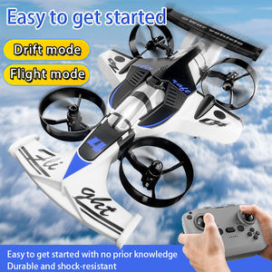 Drone télécommandé 2,4 GHz 4 canaux 2-en-1 : Voiture volante et drone RC, voiture de drift RC, avion volant – Jouets pour enfants - Product Image 3