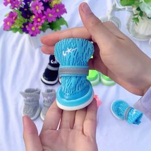 Zapatos para Perros al por Mayor, Ecológicos, para Todas las Estaciones, Estilo Deportivo, para Perros Pequeños/Cachorros y Gatos, Antideslizantes, de Malla Suave y Transpirable - Product Image 4