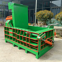 Compacteur de balles hydraulique en alliage métallique avec moteur - Presse horizontale pour le recyclage des déchets de fer, d'acier et d'aluminium