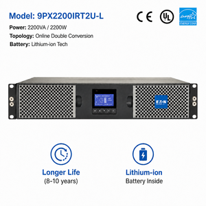 9PX 2200i RT2U-L Onduleur Lithium-ion 2200VA 2U en ligne à double conversion, onde sinusoïdale pure, pour l'alimentation de secours des infrastructures critiques - Product Image 4