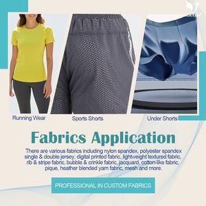 Tissu jacquard en nylon élasthanne extensible dans les <span class=keywords><strong>4</strong></span> sens, doux au toucher, pour sous-vêtements, vêtements de yoga, maillots de bain - Product Image 3