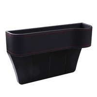 Nouvelle boîte de rangement pour l'espace entre les sièges de voiture, organisateur en cuir PU, boîte de rangement multifonctionnelle pour voiture
