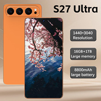 Smartphone d'extérieur S27 Ultra, batterie 8800 mAh, écran 7,3 pouces, appareil photo 108 MP, 16 Go + 1 To, GPS, 5G, débloqué, Android, double carte SIM