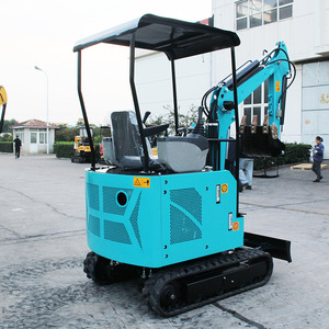 Mini-excavatrice sur chenilles de 1 tonne, efficace pour le dragage des chantiers portuaires et des lacs, avec un rayon de braquage court - Product Image 3