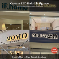 Enseigne publicitaire personnalisée en lettres 3D rétroéclairées par LED, logo en acrylique, enseigne de magasin, signalétique intérieure et extérieure, voiture