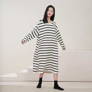 Chemise de nuit de maternité pour la salle d'accouchement, vêtements post-partum automne-hiver, pyjama non contraignant, ample, épais - Product Image 4
