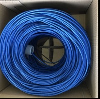 Haute qualité 100% cuivre nu UTP CAT6/CAT5/CAT7/CAT8 câble réseau Ethernet SFTP câble extérieur boîte de couleur 305M pour l'extérieur