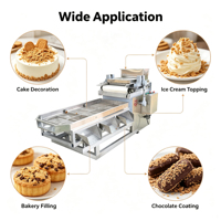 Machine industrielle électrique de broyage et de hachage de biscuits pour la production de dés et de farine de biscuits, pour usines de production de biscuits