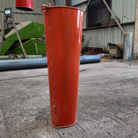 Tuyau de transport de béton en acier robuste avec trémie anti-séparation et haute efficacité opérationnelle pour chantier de construction