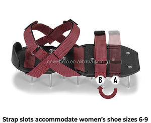 Sandalias Aireadoras para Césped, Zapatos con Púas <span class=keywords><strong>de</strong></span> Aleación para Airear el Suelo, Herramienta para Airear el Césped, Herramienta para Caminar por el Jardín y Aflojar el Suelo - Product Image 3